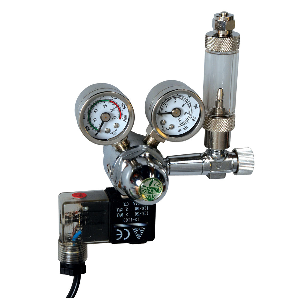 Ista - CO2 Controller with Solenoid, Bubble Counter & Check Valve