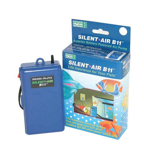 Penn Plax Silent Air Battery Operated Air Pump - B11