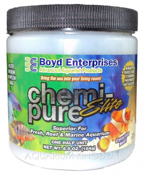 Boyd Chemipure Elite Aquarium Filter Media - 6.5 Oz, Removes Phosphates, Silicates, Keeps Water Crystal Clear