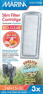 Marina Bio Carb Cartridge for Slim Filters - 3 Pack