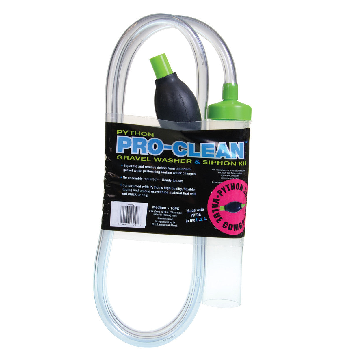 Python Pro-Clean Gravel Washer & Siphon Kit with Squeeze