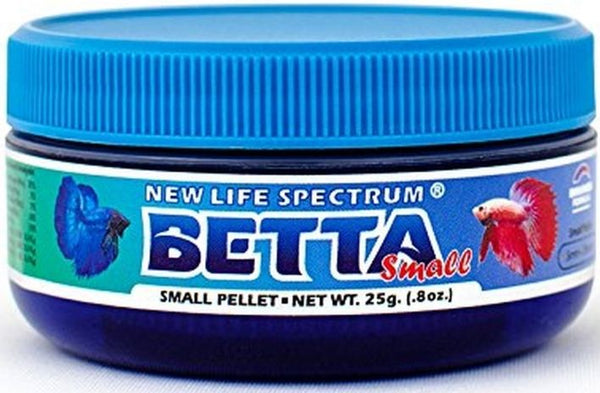 New Life Spectrum BETTA Small Pellet 25g – 1 Fish 2 Fish Dartmouth